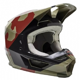 CAPACETE FOX V1 INFANTIL MVRS MIPS BNKR VERDE CAMO