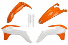 KIT PLASTICOS KTM EXC125 / EXC200 / EXC250 / EXCF250 / EXC300 / EXCF350 / EXCF450 / EXCF500 14/16 UFO