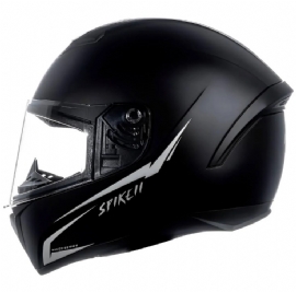 CAPACETE PEELS SPIKE II NAKED PRETO FOSCO PRATA