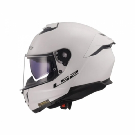 CAPACETE LS2 STREAM II FF808 MONOCOLOR WHITE