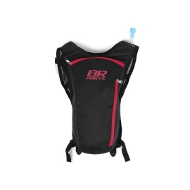 MOCHILA HIDRATACAO BR PARTS CLASSIC 2L PRETO VERMELHO