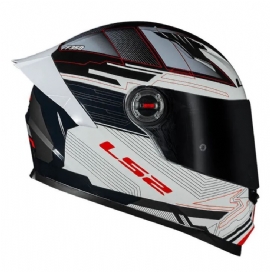 CAPACETE LS2 FF358 S DIGITAL BLACK WHITE