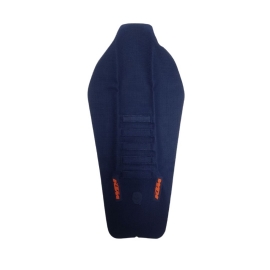 CAPA BANCO KTM SX 16/18 EXC / EXCF 17/19 ULTRA GRIP FACTORY VULCANIZADA AZUL MARINHO C/ ETIQUETA LOGO KTM ZOMBIE