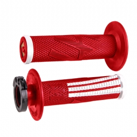 MANOPLA ODI EMIG PRO MX V2 LOCK ON RED WHITE
