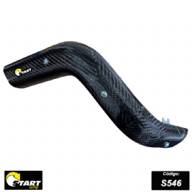 PROTETOR CURVA ESCAPAMENTO KTM EXCF250 / EXCF350 24 GASGAS EC250F / EC350F / EX350F 24 HUSQVARNA FE250 / FE350 24 CARBONGLASS START RACING