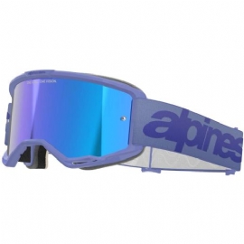 OCULOS ALPINESTARS VISION 5 WORDMARK ROXO LENTE AZUL