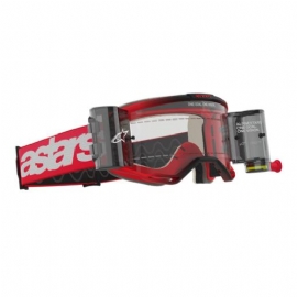 OCULOS ALPINESTARS VISION 5 BLAZE ROLL OFF VERMELHO CLEAR