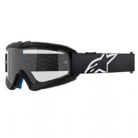 OCULOS ALPINESTARS VISION INFANTIL YOUTH CORP PRETO LENTE CLEAR
