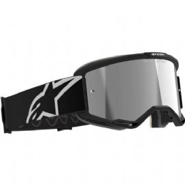 OCULOS ALPINESTARS VISION 5 CORP PRETO LENTE SILVER ESPELHADA