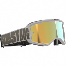 OCULOS ALPINESTARS VISION 5 HOLLOW CINZA LENTE ESPELHADA GOLD