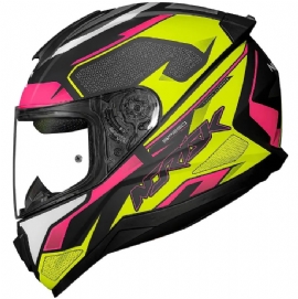 CAPACETE NORISK RAZOR SPEEDMAX MATTE BLACK HI VIS YELLOW PINK