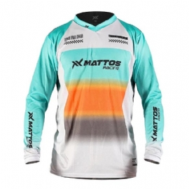CAMISA MATTOS RACING CREATION AQUA LARANJA