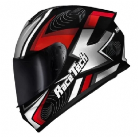 CAPACETE RACE TECH HIT DRAW BLACK SILVER
