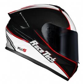 CAPACETE RACE TECH HIT PLUS BLACK WHITE
