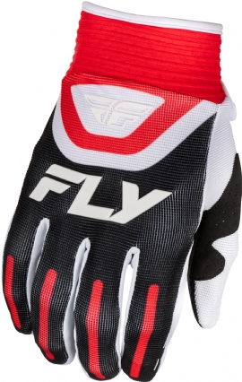 LUVA FLY F16 25 PRETO VERMELHO BRANCO