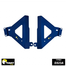 PROTETOR RADIADOR YZF450 23/24 YZF250 24 ALUMINIO AZUL START RACING
