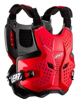 COLETE LEATT 35 CHEST VERMELHO