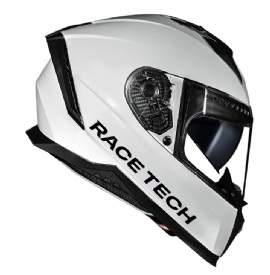 CAPACETE RACE TECH VOLT MONOCOLOR WHITE