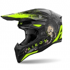 CAPACETE AIROH WRAAAP DARKNESS MATT