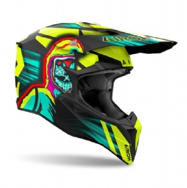CAPACETE AIROH WRAAAP CYBER YELLOW MATT