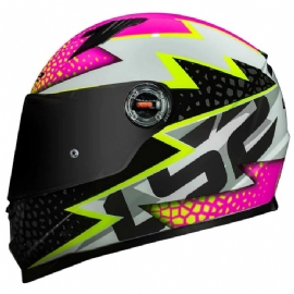 CAPACETE LS2 FF358 SPEEDY WHITE PINK