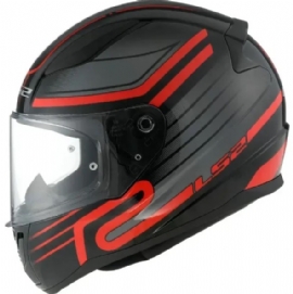CAPACETE LS2 RAPID FF353 CIRCUIT BLACK RED