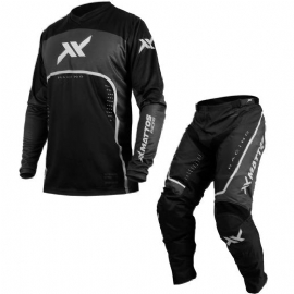 KIT CALCA CAMISA MATTOS RACING SAX PRETO CINZA
