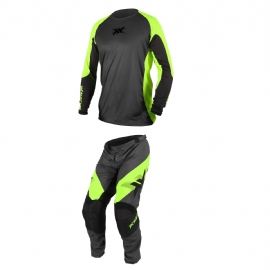 KIT CALCA CAMISA MATTOS RACING PRO ECHOES CINZA FLUOR
