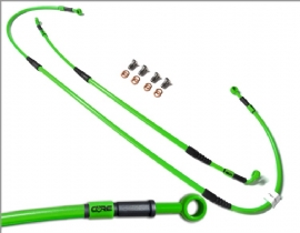 KIT FLEXIVEL FREIO DIANTEIRO / TRASEIRO KXF250 / KXF450 12/22 CORE MOTO