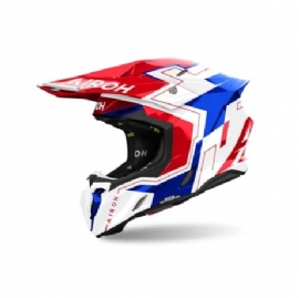 CAPACETE AIROH TWIST 3 DIZZY BLUE RED GLOSS