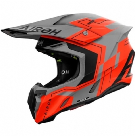 CAPACETE AIROH TWIST 3 DIZZY ORANGE FLUO MATT