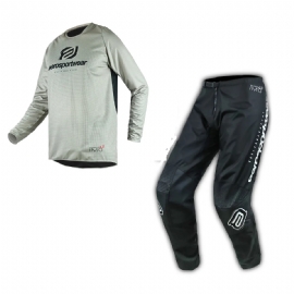 KIT CALCA CAMISA ASW IMAGE MINIMAL 25 AREIA PRETO