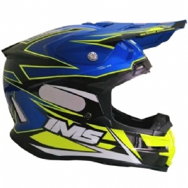 CAPACETE IMS EVO AZUL FLUOR