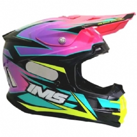 CAPACETE IMS EVO PINK ROXO