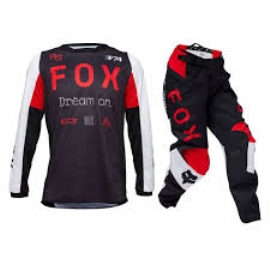 KIT CALCA  CAMISA FOX 180 SPEC VERMELHO