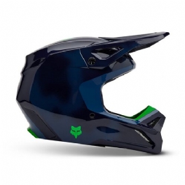 CAPACETE FOX V1 TAUNT AZUL