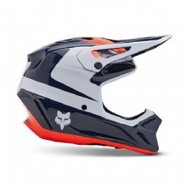 CAPACETE FOX V3 DIVIDER AZUL ESCURO