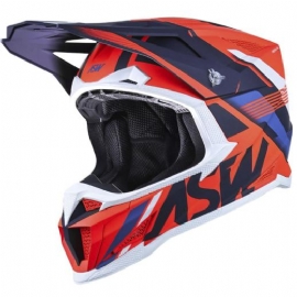 CAPACETE ASW R1 MIPS NEO LARANJA FLUO AZUL BRANCO