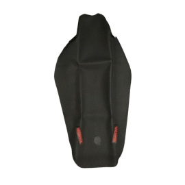 CAPA BANCO CRF250R / CRF250RX 22/24 CRF450R / CRF450RX 21/24 ULTRA GRIP STANDARD PRETA C/ ETIQUETA ZOMBIE