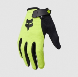 LUVA FOX INFANTIL RANGER AMARELO FLUOR