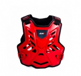 COLETE AMX CONTROL VERMELHO PRETO