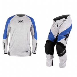 KIT CALCA CAMISA MATTOS RACING PRO ECHOES GELO AZUL