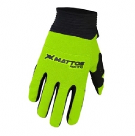 LUVA MATTOS RACING STRIKER INFANTIL AMARELO FLUOR