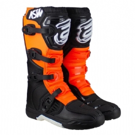 BOTA ASW IMAGE ENDURO PRETO LARANJA BRANCO