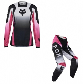 KIT CALCA  CAMISA FOX 180 FEMININO LEAN ROSA