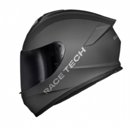 CAPACETE RACE TECH HIT MONOCOLOR TITANIUM