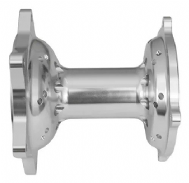 CUBO RODA TRASEIRA CRF250R 04/13 / CRF450R 04/12 / CRF250X / CRF450X 04/17 PRATA RED DRAGON