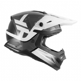CAPACETE MATTOS RACING ECHOES CINZA BRANCO