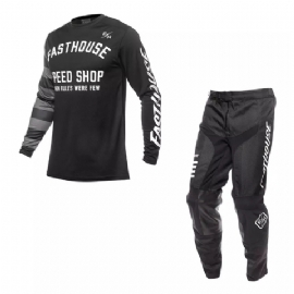 KIT CALCA  CAMISA FASTHOUSE CARBON ETERNAL BLACK