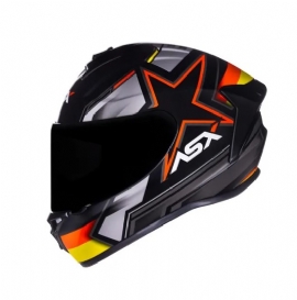CAPACETE ASX DRAKEN PILOT FOSCO PRETO VERMELHO AMARELO